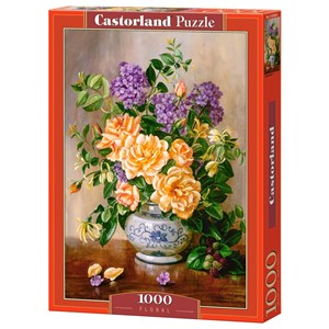 Castorland (C-103928) - "Floral" - 1000 pieces puzzle