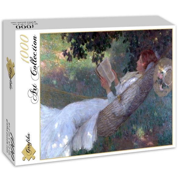 Grafika (00259) - E. Phillips Fox: "A Love Story, 1903" - 1000 pieces puzzle