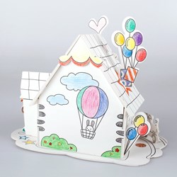 Cubic Fun (P693h) - "Toy House" - 18 pieces puzzle