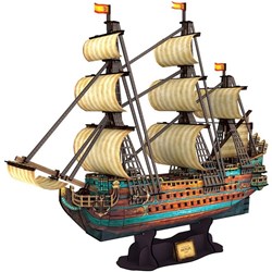 Cubic Fun (T4017H) - "The Spanish Armada-San Felipe" - 248 pieces puzzle