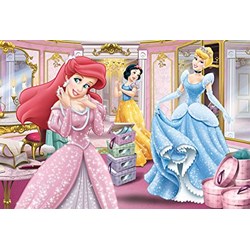 Trefl (16186) - "Disney Princesses, Ready for the Ball" - 100 pieces puzzle