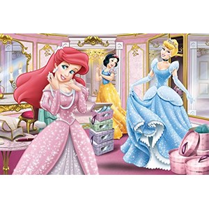 Trefl (16186) - "Disney Princesses, Ready for the Ball" - 100 pieces puzzle