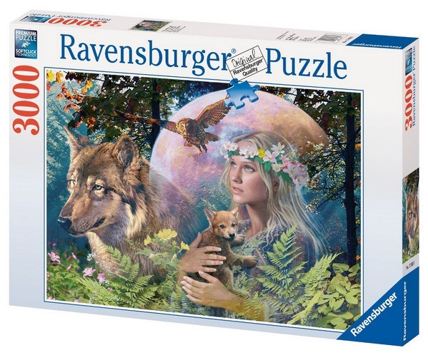 Ravensburger (17033) - "Wolves in the Moonlight" - 3000 pieces puzzle