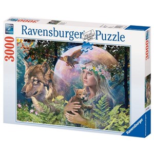 Ravensburger (17033) - "Wolves in the Moonlight" - 3000 pieces puzzle