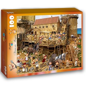 Grafika Kids (00871) - François Ruyer: "Castle" - 100 pieces puzzle