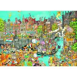 King International (05132) - "Amsterdam Queen's Day" - 1000 pieces puzzle
