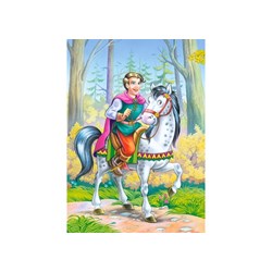 Castorland (B-04362) - "Snow White and the 7 Dwarfs" - 30 40 50 60 pieces puzzle