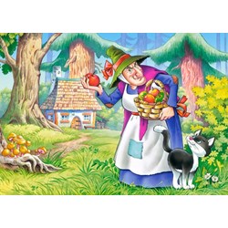 Castorland (B-04362) - "Snow White and the 7 Dwarfs" - 30 40 50 60 pieces puzzle