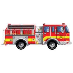 Melissa and Doug (436) - "Giant Fire Truck" - 24 pieces puzzle