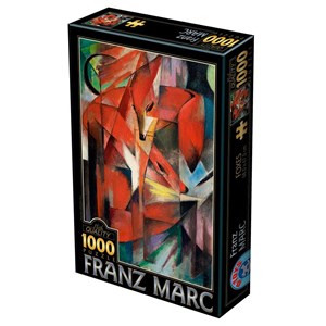 D-Toys (72856-MA01) - Franz Marc: "Foxes" - 1000 pieces puzzle