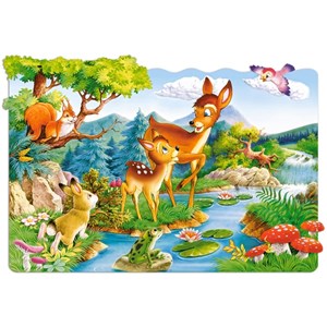 Castorland (C-02177) - "Little Deer" - 20 pieces puzzle