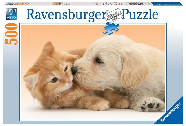 Ravensburger (14172) - "Tender Friendship" - 500 pieces puzzle