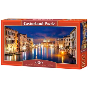 Castorland (B-060245) - "The Grand Canal by Night, Venice" - 600 pieces puzzle