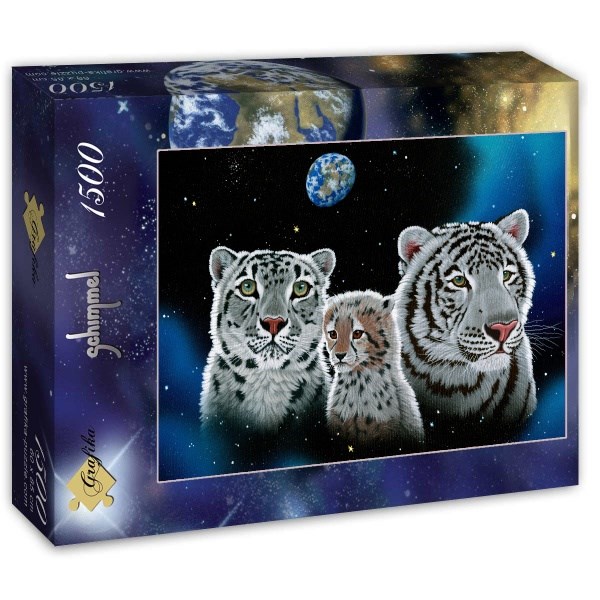 Grafika (T-00418) - Schim Schimmel, William Schimmel: "Gentle Family" - 1500 pieces puzzle