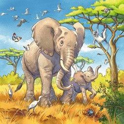 Ravensburger (08003) - "Wild Giant" - 49 pieces puzzle