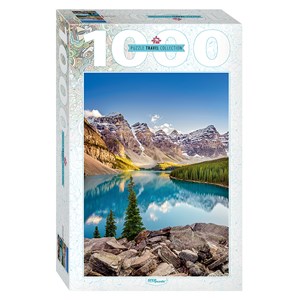 Step Puzzle (79120) - "Moraine Lake, Canada" - 1000 pieces puzzle