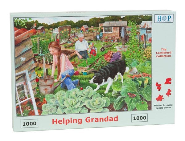 The House of Puzzles (4012) - "Helping Grandad" - 1000 pieces puzzle