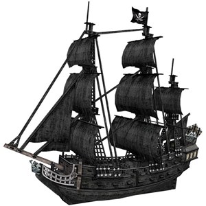 Cubic Fun (T4018H) - "The Queen Anne's Revenge" - 308 pieces puzzle