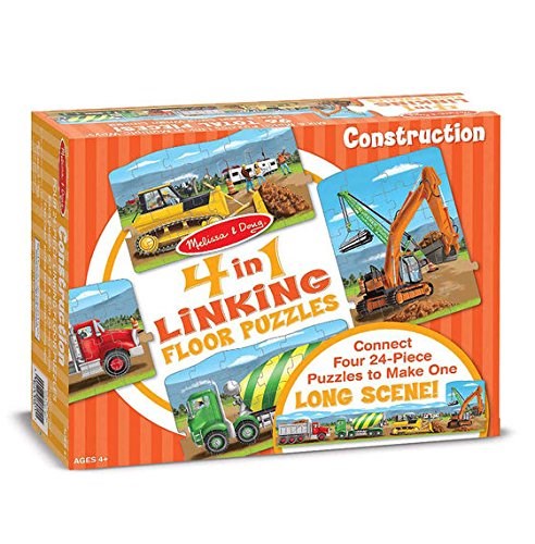 Melissa and Doug (8911) - "Construction" - 24 pieces puzzle
