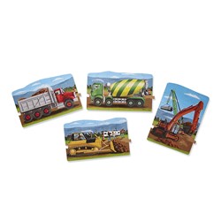 Melissa and Doug (8911) - "Construction" - 24 pieces puzzle
