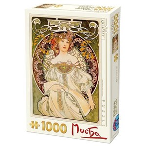 D-Toys (66930-MU01) - Alphonse Mucha: "Daydream" - 1000 pieces puzzle