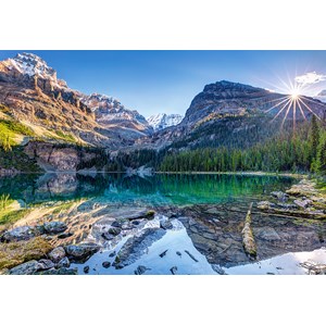 Castorland (C-103638) - "Lake O'Hara, Canada" - 1000 pieces puzzle