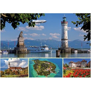 Ravensburger (19460) - "Lake Constance, Germany" - 1000 pieces puzzle