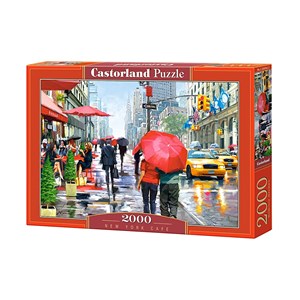 Castorland (C-200542) - Richard Macneil: "New York Cafe" - 2000 pieces puzzle