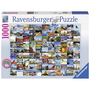 Ravensburger (19709) - "99 Beautiful Places USA/Canada" - 1000 pieces puzzle