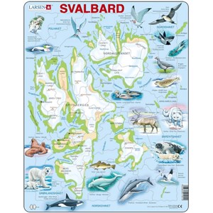 Larsen (A1) - "Svalbard" - 61 pieces puzzle