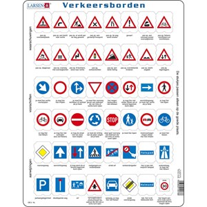 Larsen (OB3-NL) - "Traffic Sign - NL" - 48 pieces puzzle