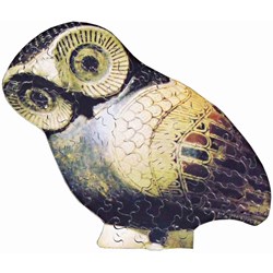 Puzzle Michele Wilson (A501-80) - "Owl Vase" - 80 pieces puzzle