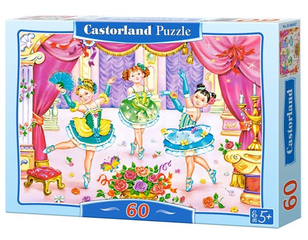 Castorland (B-06687) - "The little ballerinas" - 60 pieces puzzle