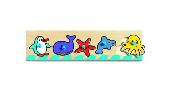 Djeco (01110) - "Sea'n'co" - 5 pieces puzzle
