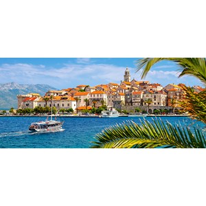 Castorland (B-060238) - "Korcula, Croatia" - 600 pieces puzzle