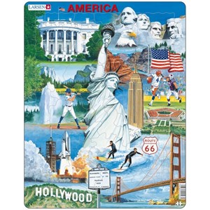 Larsen (KH7) - "America" - 57 pieces puzzle