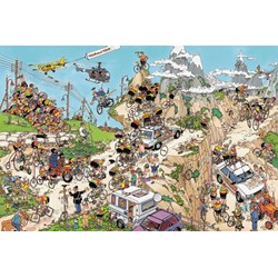 Jumbo (02086) - Jan van Haasteren: "The Tour de France" - 1500 pieces puzzle