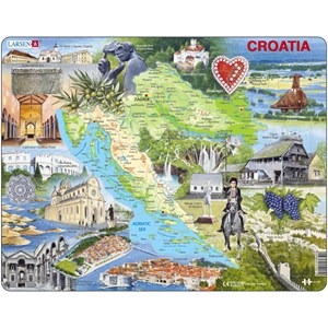 Larsen (A21-GB) - "Croatia" - 65 pieces puzzle