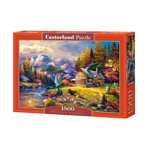 Castorland (C-151462) - "Cottage Mountain Hideaway" - 1500 pieces puzzle