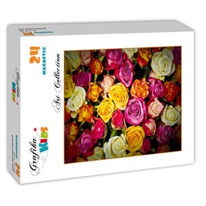 Grafika Kids (00942) - "Roses" - 24 pieces puzzle