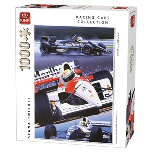 King International (05628) - "Ayrton Senna" - 1000 pieces puzzle