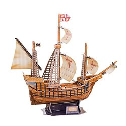 Cubic Fun (T4008H) - "Santa Maria" - 113 pieces puzzle