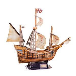 Cubic Fun (T4008H) - "Santa Maria" - 113 pieces puzzle