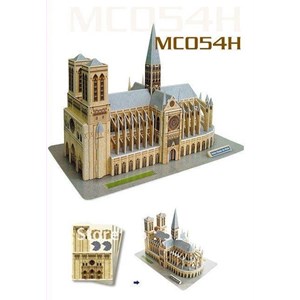Cubic Fun (MC054H) - "Notre Dame De Paris" - 74 pieces puzzle