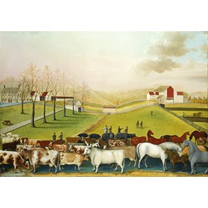Grafika (00251) - Edward Hicks: "The Cornell Farm, 1848" - 1000 pieces puzzle