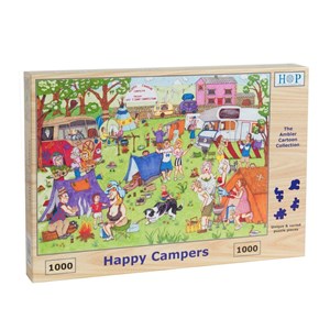 The House of Puzzles (3831) - "Happy Campers" - 1000 pieces puzzle