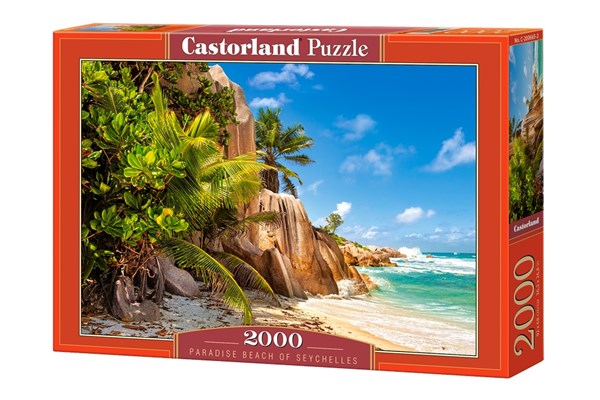Castorland (C-200665) - "Paradise Beach of Seychelles" - 2000 pieces puzzle