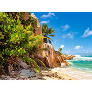 Castorland (C-200665) - "Paradise Beach of Seychelles" - 2000 pieces puzzle
