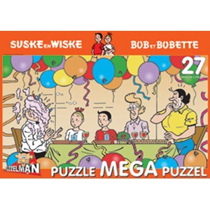PuzzelMan (358) - "Bob and Bobette, Tart with cream" - 27 pieces puzzle