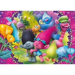Clementoni (08422) - "Trolls" - 60 pieces puzzle